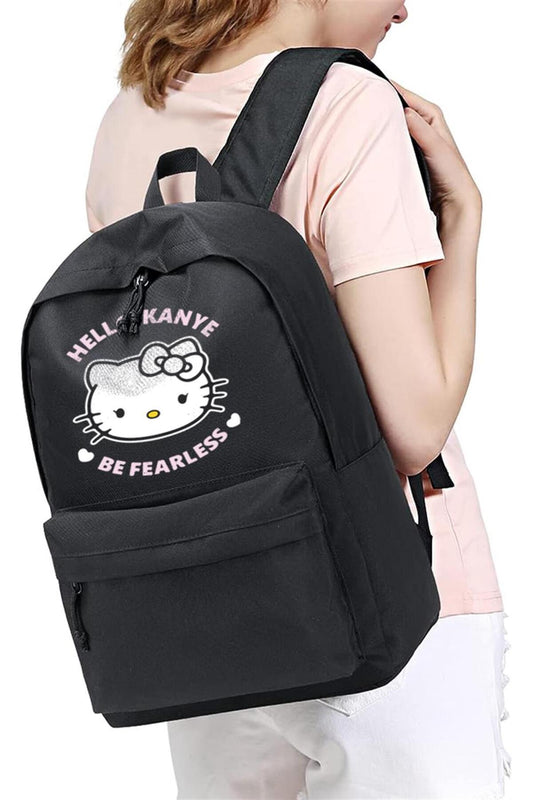 Hello Kanye Be Fearless Baskılı Unisex Sırt Çantası