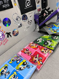Powerpuff Girls Design Renkli Oversize Sweatshirt