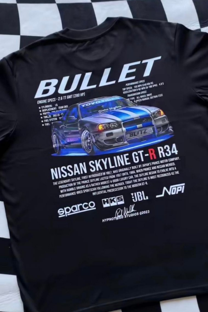 Honda&Nissan Baskılı T-shirt