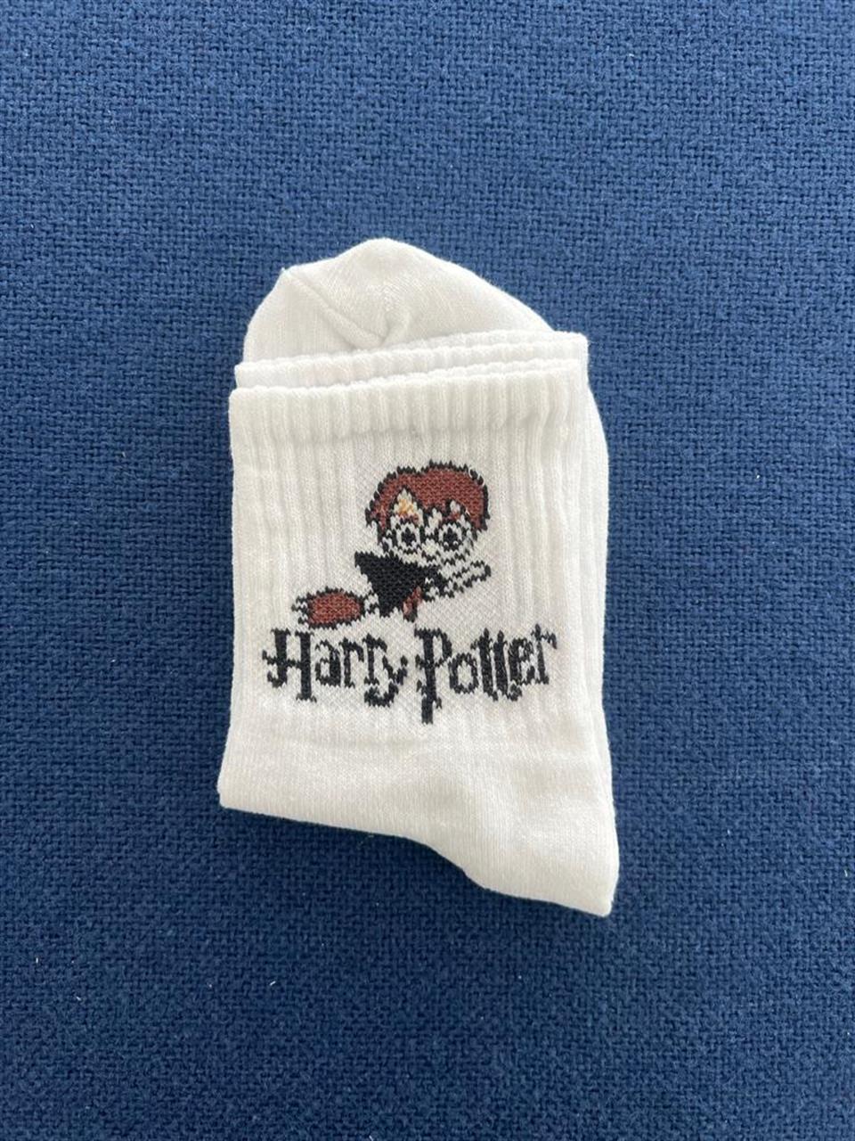 HP Unisex Beyaz Kolej Çorap