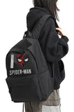 I Love Spider-Man Baskılı Unisex Sırt Çantası
