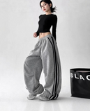 Street Flow Urban Çizgili Oversize Baggy Eşofman Altı