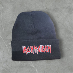 Iron Maiden Nakış İşleme Unisex Siyah  Bere