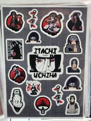 Itachi Baskılı Yapışkanlı Etiket