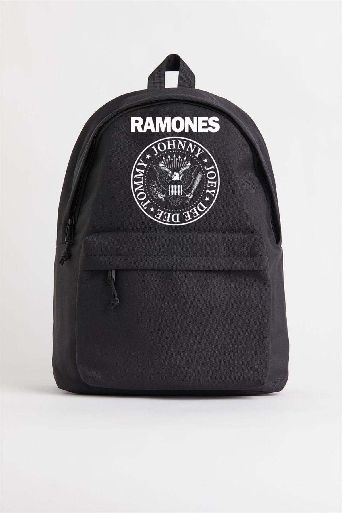 Joon Wear Ramones Baskılı Unisex Sırt Çantası