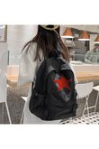 Joon Wear Red Star Baskılı Unisex Sırt Çantası