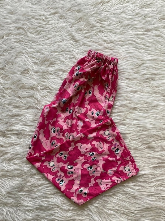 Kırmızı My Little Pony Pinkie Pie Desenli Alt Pijama
