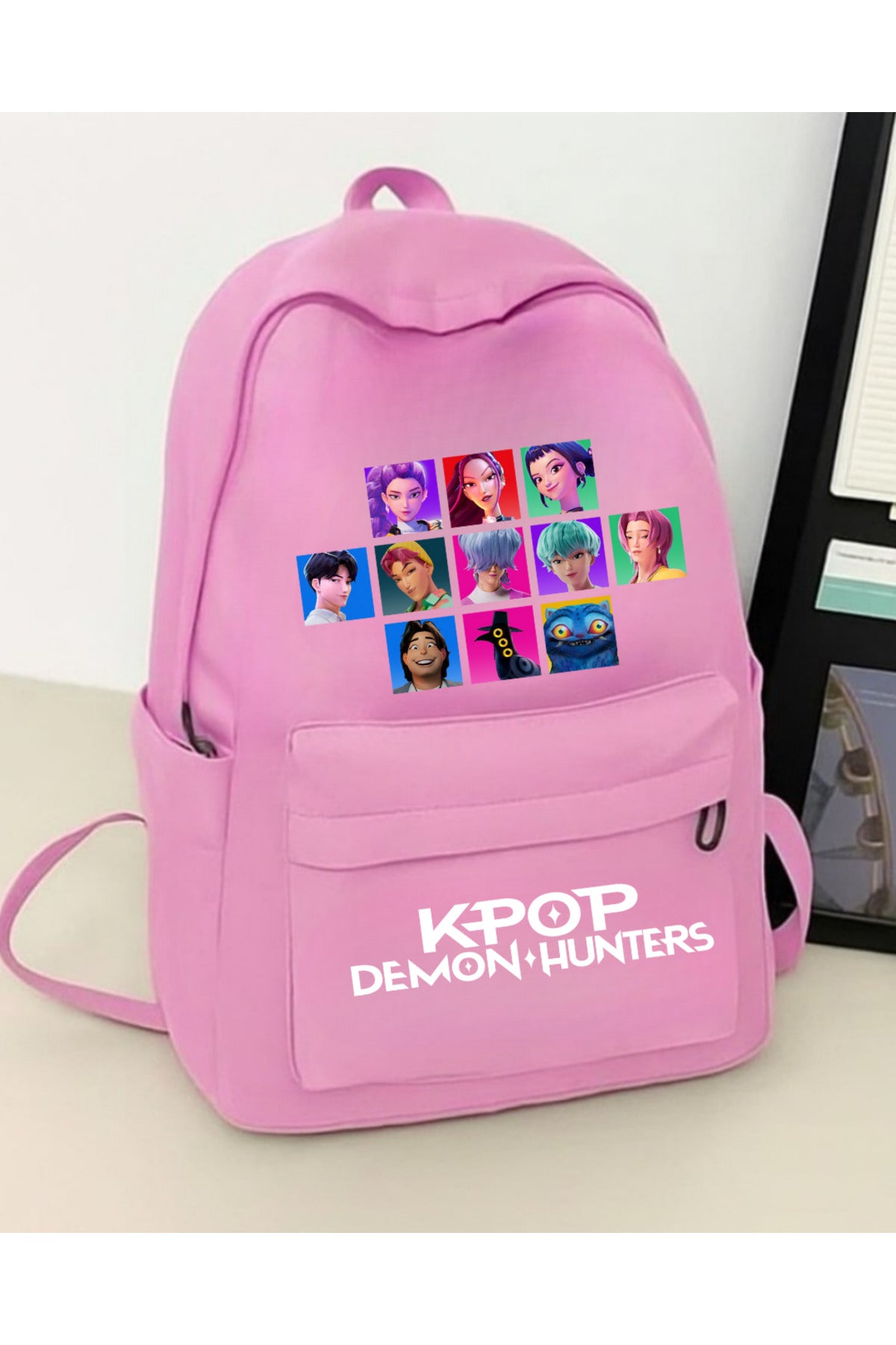 KPop Demon Hunters Detail Baskılı Okul, Dershane, Kurs Sırt Çantası