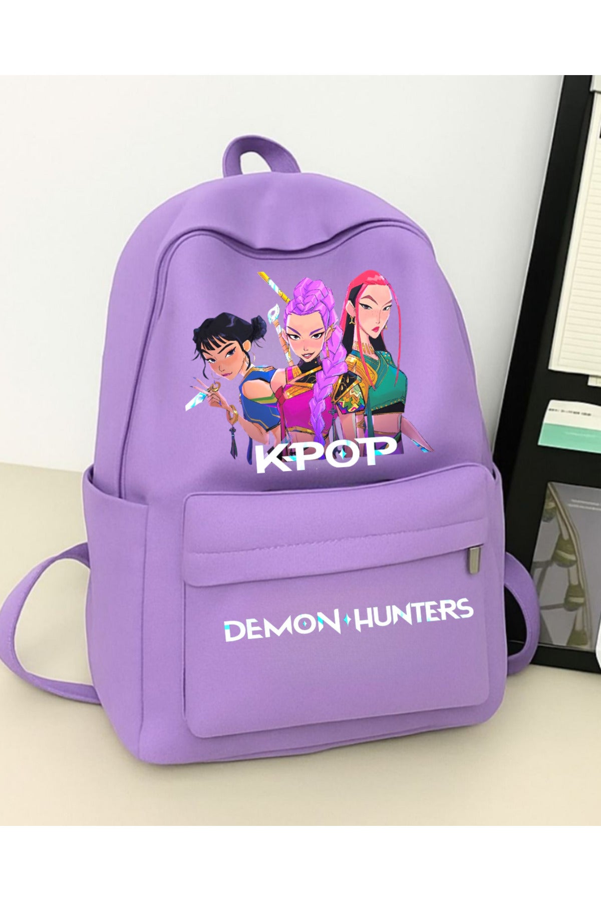 KPop Demon Hunters Detail Baskılı Okul, Dershane, Kurs Sırt Çantası