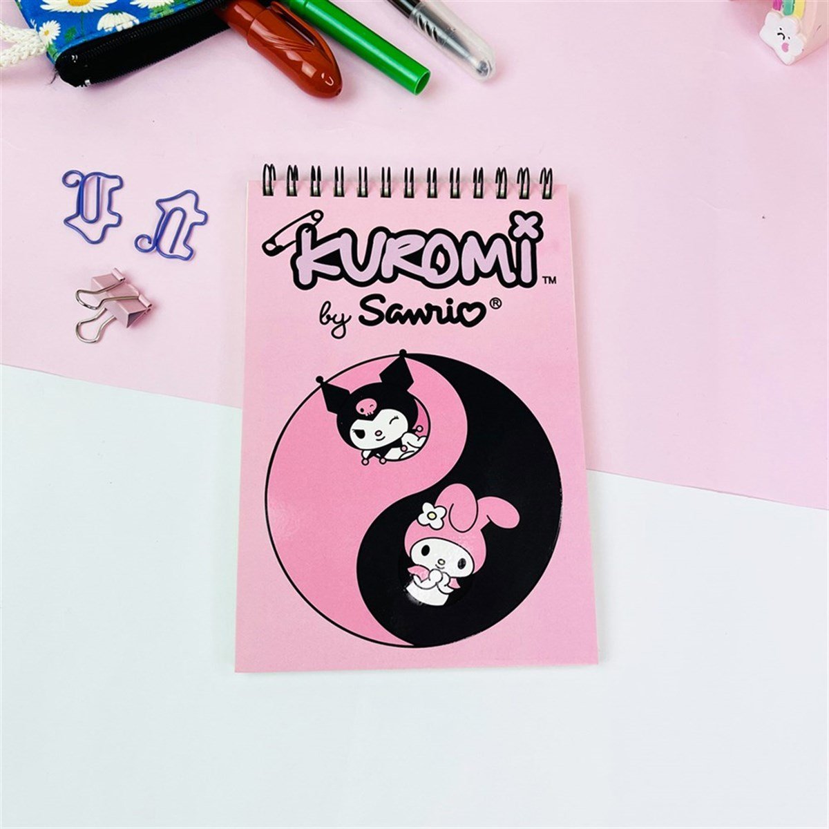 Kuromi Tasarımlı Spiralli Defter