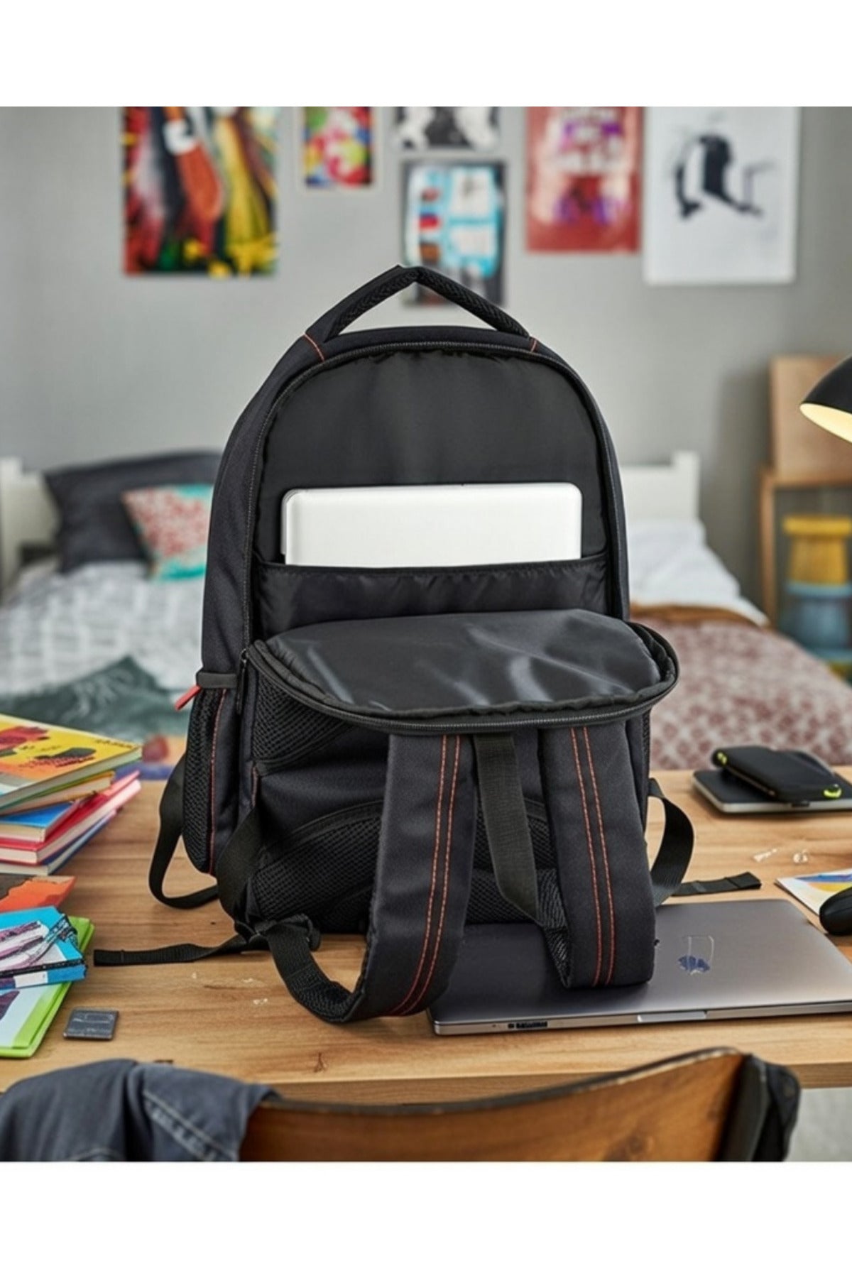 Laptop Bölmeli Fonksiyonel Sırt Çantası