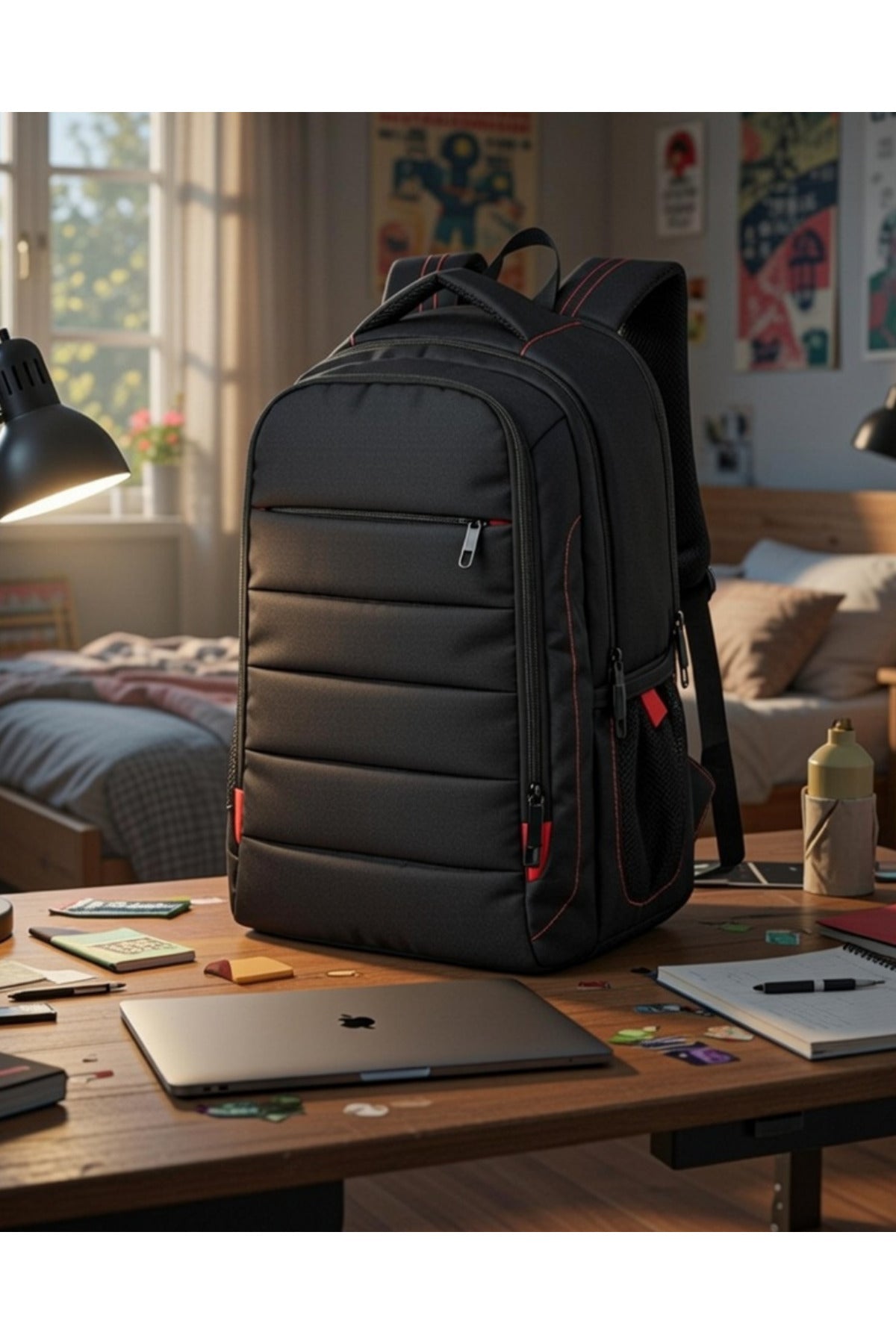 Laptop Bölmeli Fonksiyonel Sırt Çantası
