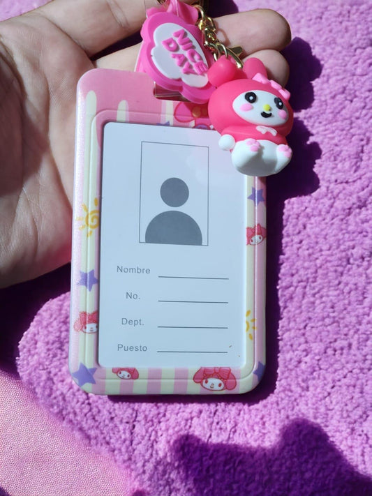 Melody Figürlü Kartlı Silikon Anahtarlık