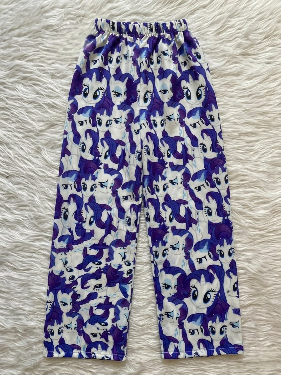 Mor My Little Pony Rarity Desenli Alt Pijama