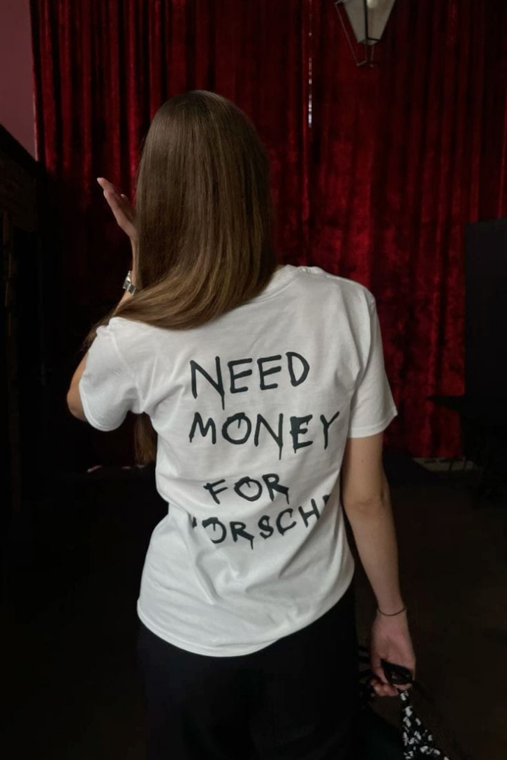 Need Money For Porsche Detail Oversize Unisex T-Shirt