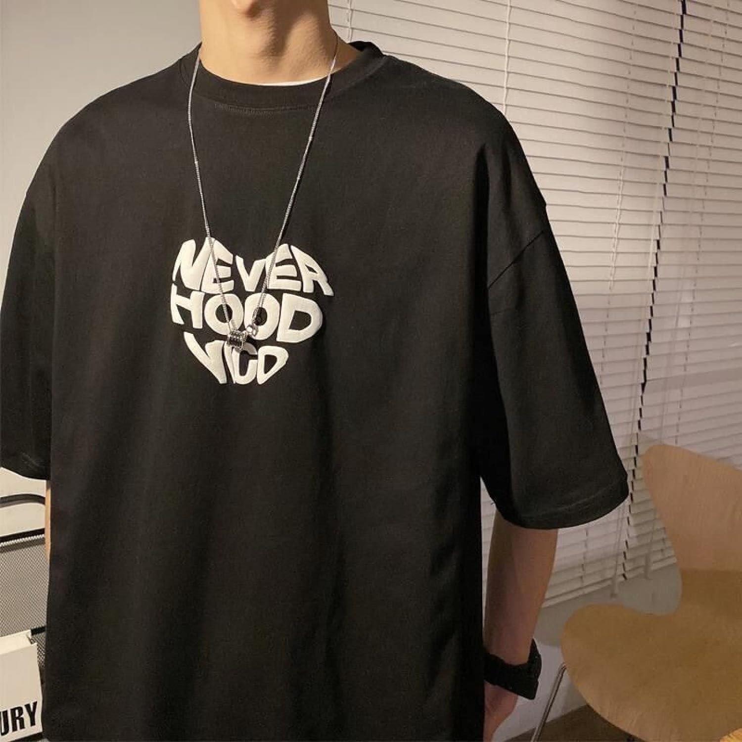 Neverhood Siyah Unisex Oversize T-shirt