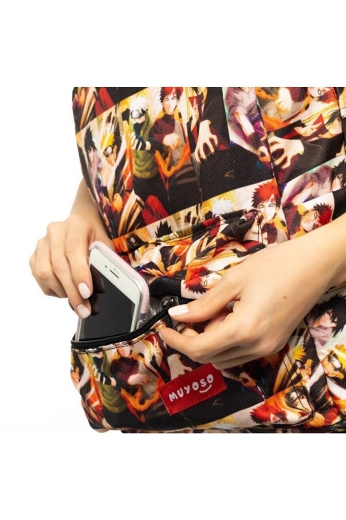 Niiss Butik Anime Naruto Kolaj Sırt Çantası