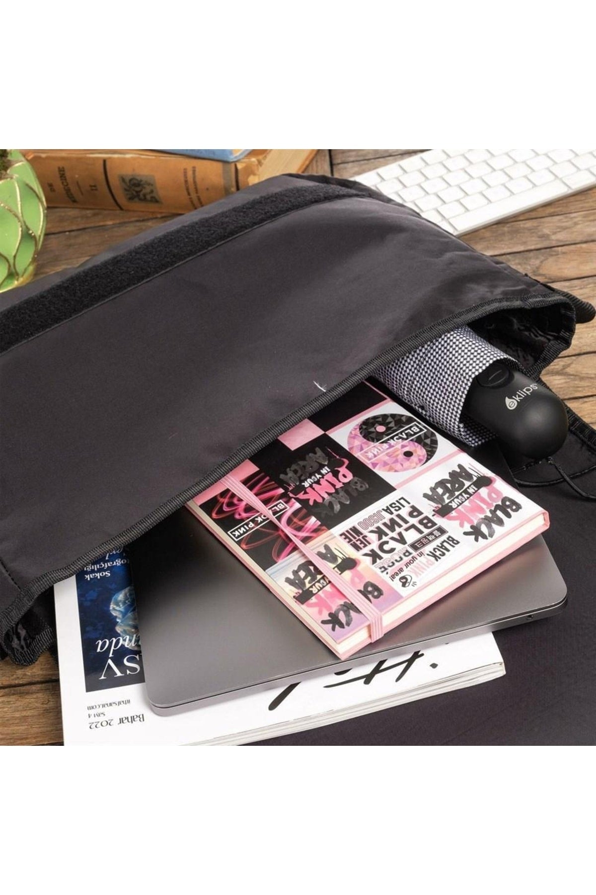 Niiss Butik Rock Serisi - Nirvana Baskılı Unisex Postacı Çantası