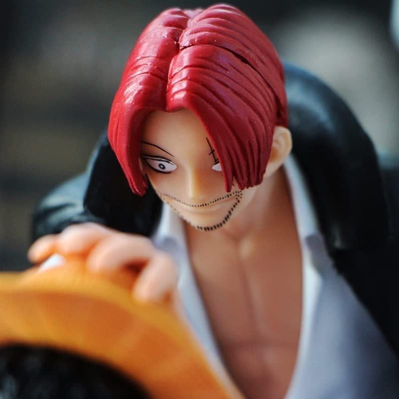 One Piece Anime Manga Aksiyon Figür - Luffy Ve Shanks - 17 Cm X 16