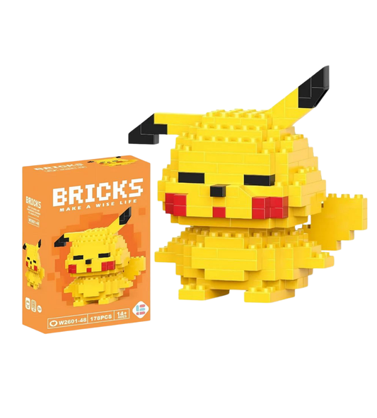 Pikachu Küçük Parçacık LEGO Masaüstü Dekorasyonu