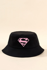 Pink Superman Bucket Balıkçı Şapka