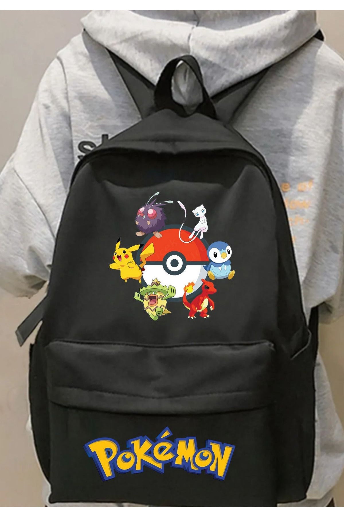 Pokemon Pikachu Baskılı Okul, Dershane, Kurs Sırt Çantası