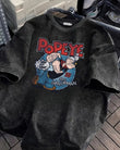 Popeye Baskılı Unisex Oversize T-shirt
