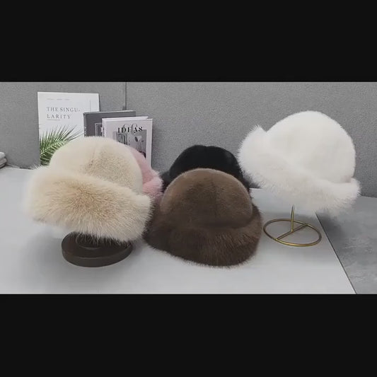 Kürklü Peluş Bere