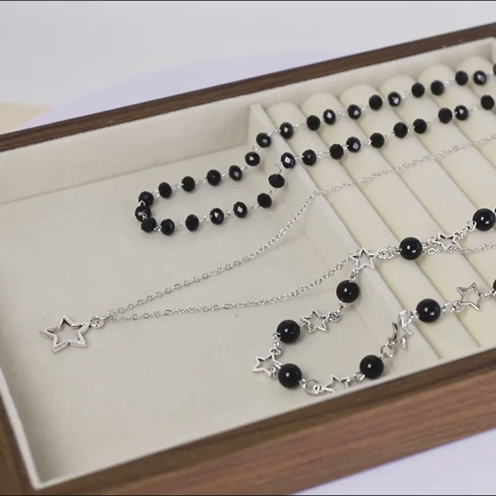 3'lü Punk Star Kolye Seti