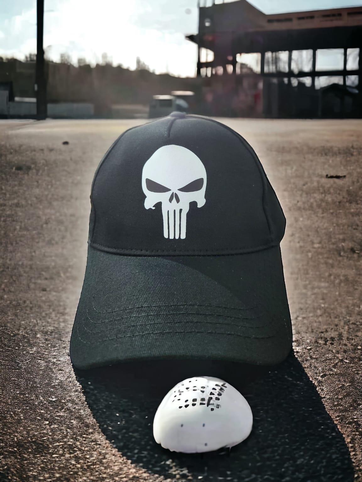 Punisher Siyah Şapka