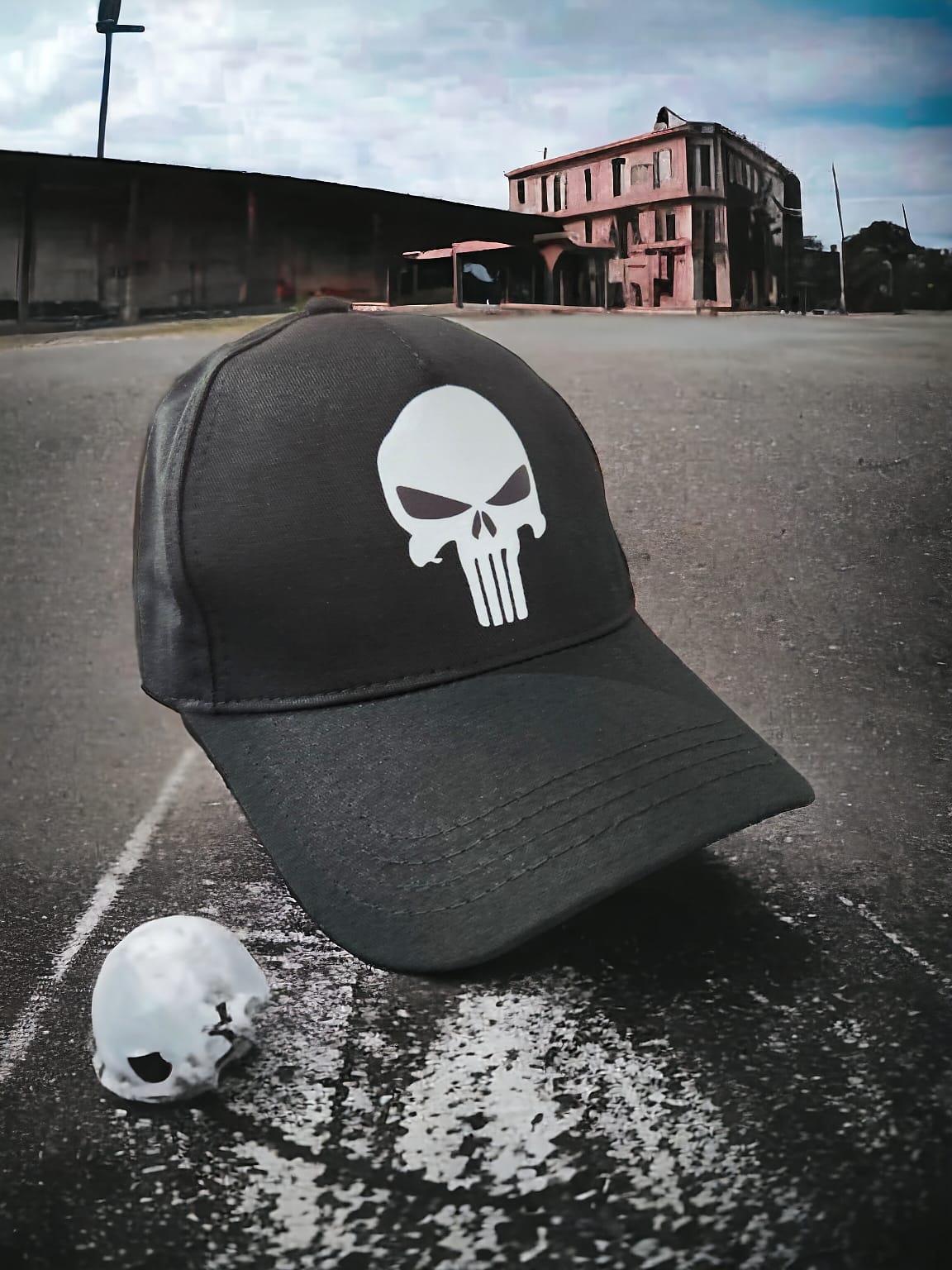 Punisher Siyah Şapka