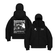 Balaclava Touz Radiohead Baskılı Ninja Hoodie Sweatshirt