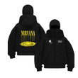 Balaclava Touz Nirvana Baskılı Ninja Hoodie Sweatshirt