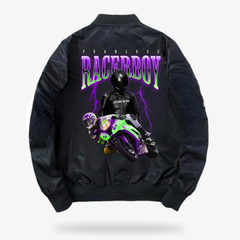 Racer Boy Baskılı Unisex Bomber Ceket