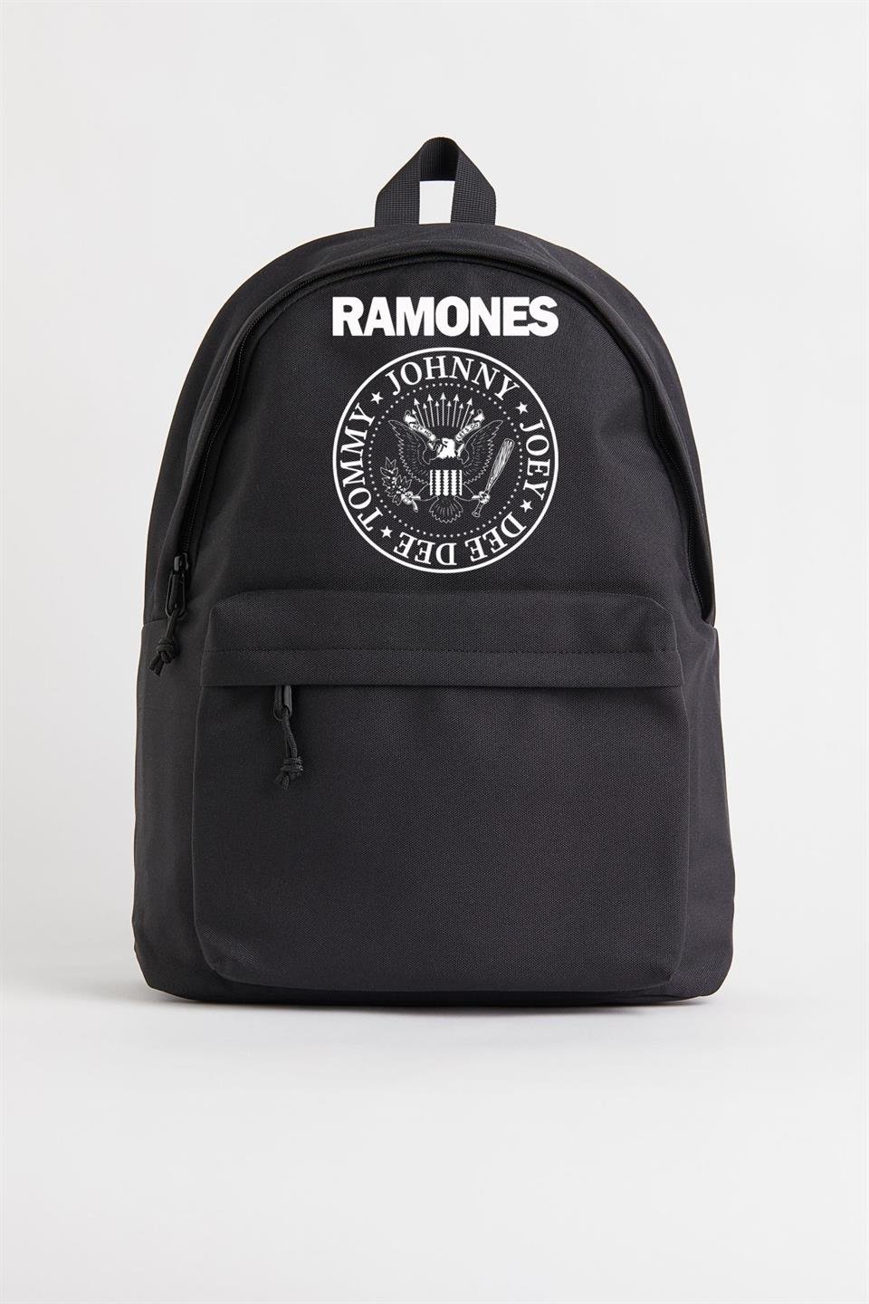 Ramones Baskılı Unisex Sırt Çantası