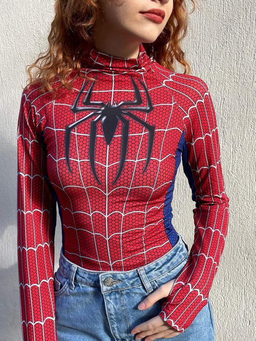 Red-Spider Çıtçıtlı Body