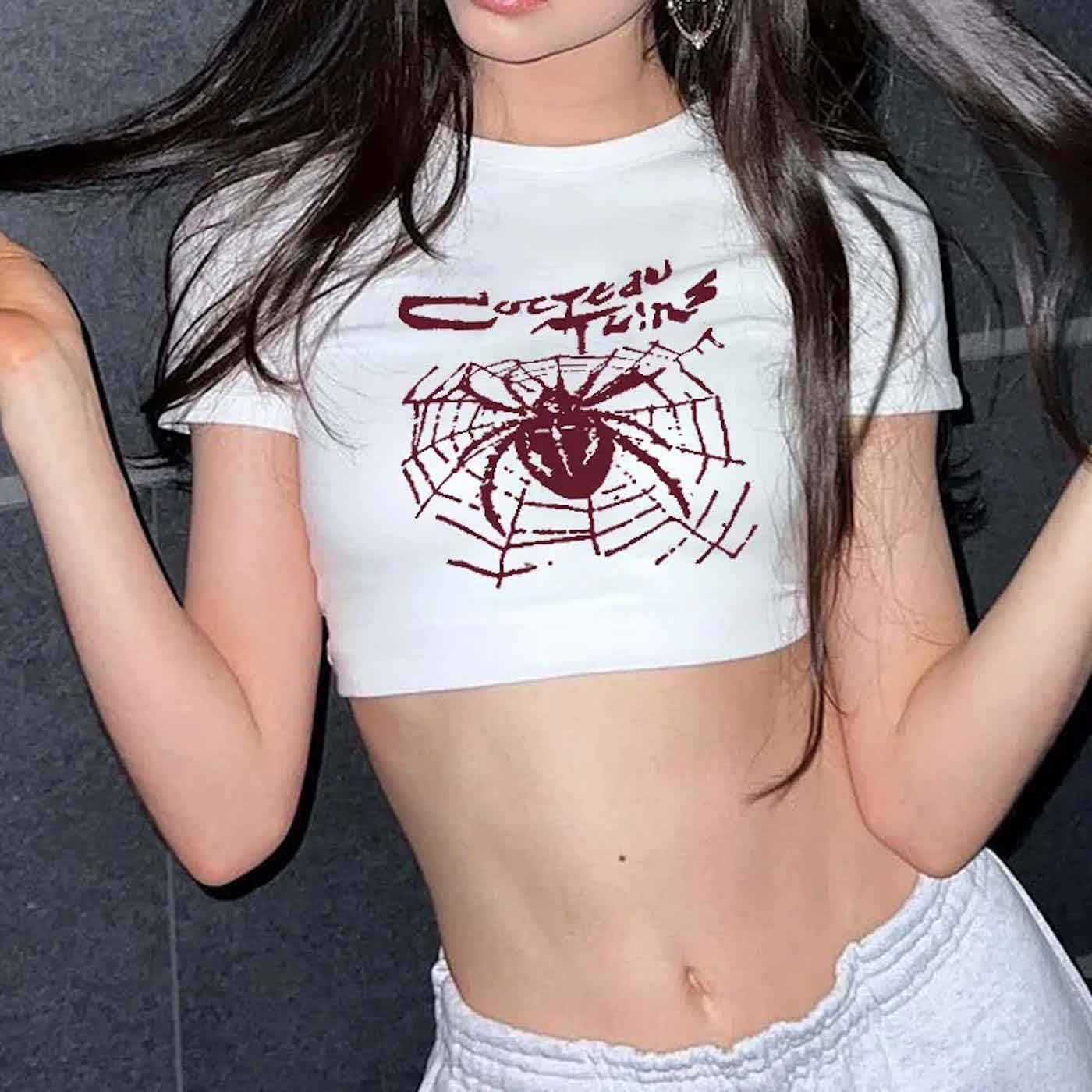 Red Spider Crop Bluz