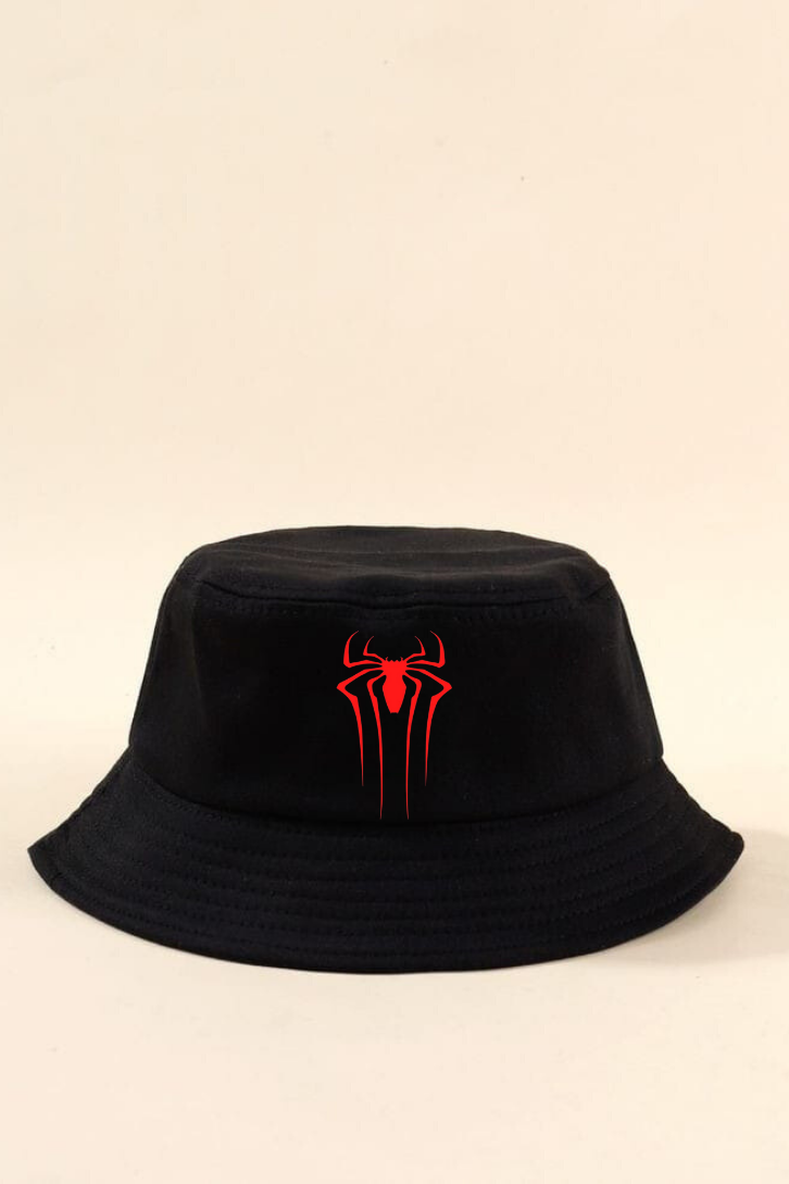 Red Spider Siyah Bucket Balıkçı Şapka