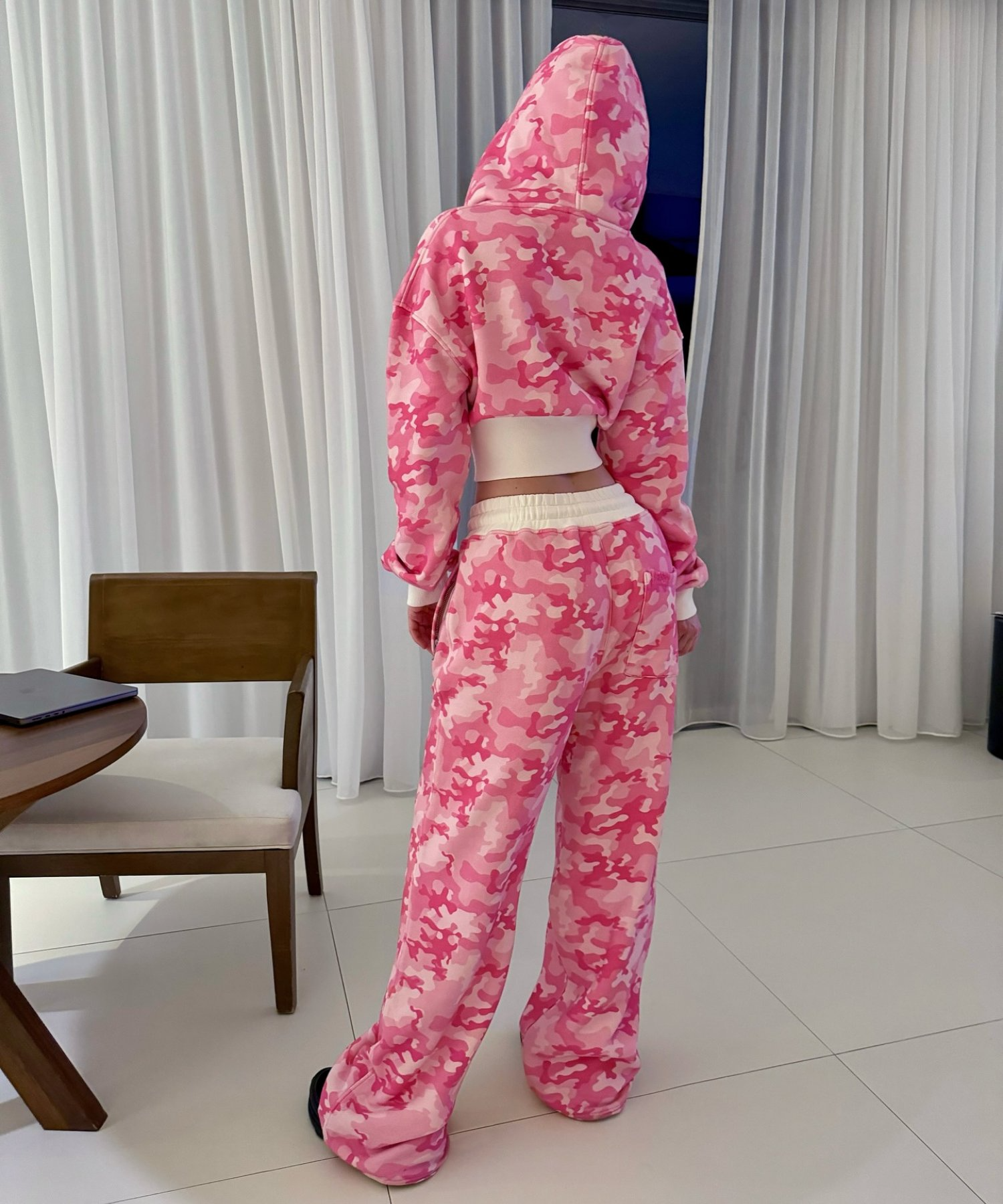 Kamuflaj Baggy Alt Üst Eşofman Takımı ( 3 İplik Şardonlu)