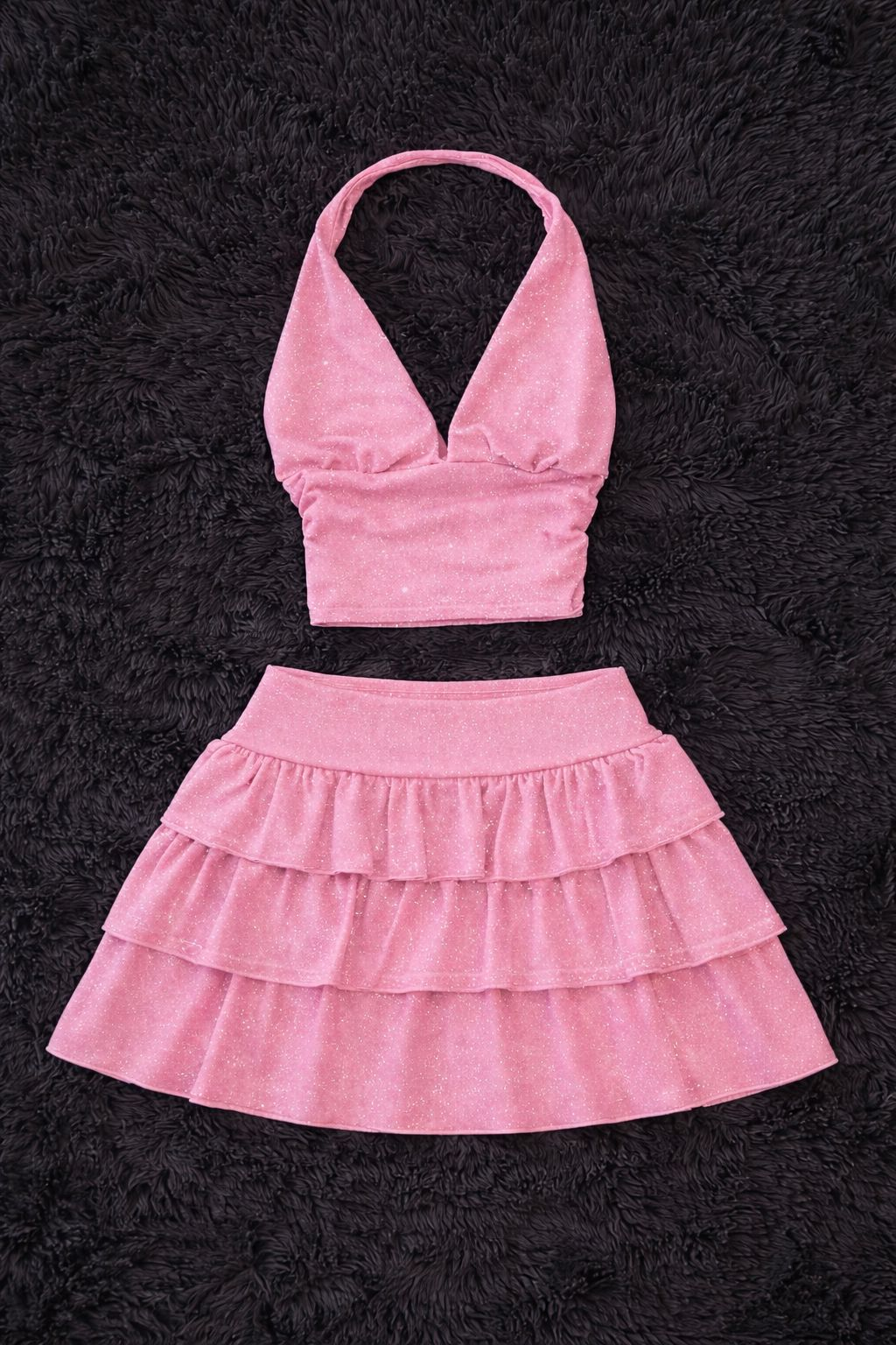 Ashley Sim Detaylı Şort Etek Bluz Takım