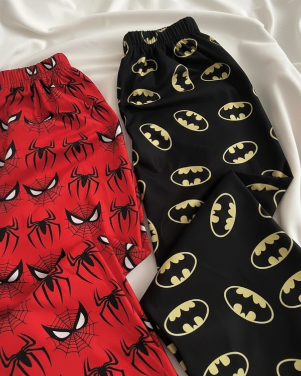 Spider & Batman Oversize Eşofman Altı
