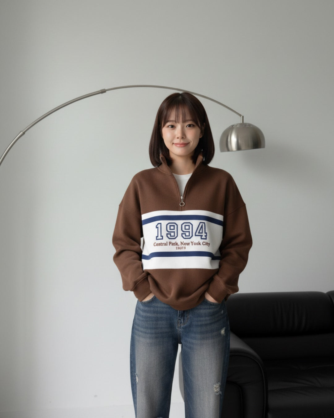 Streetwear Yarım Fermuarlı 1994 Design Sweet