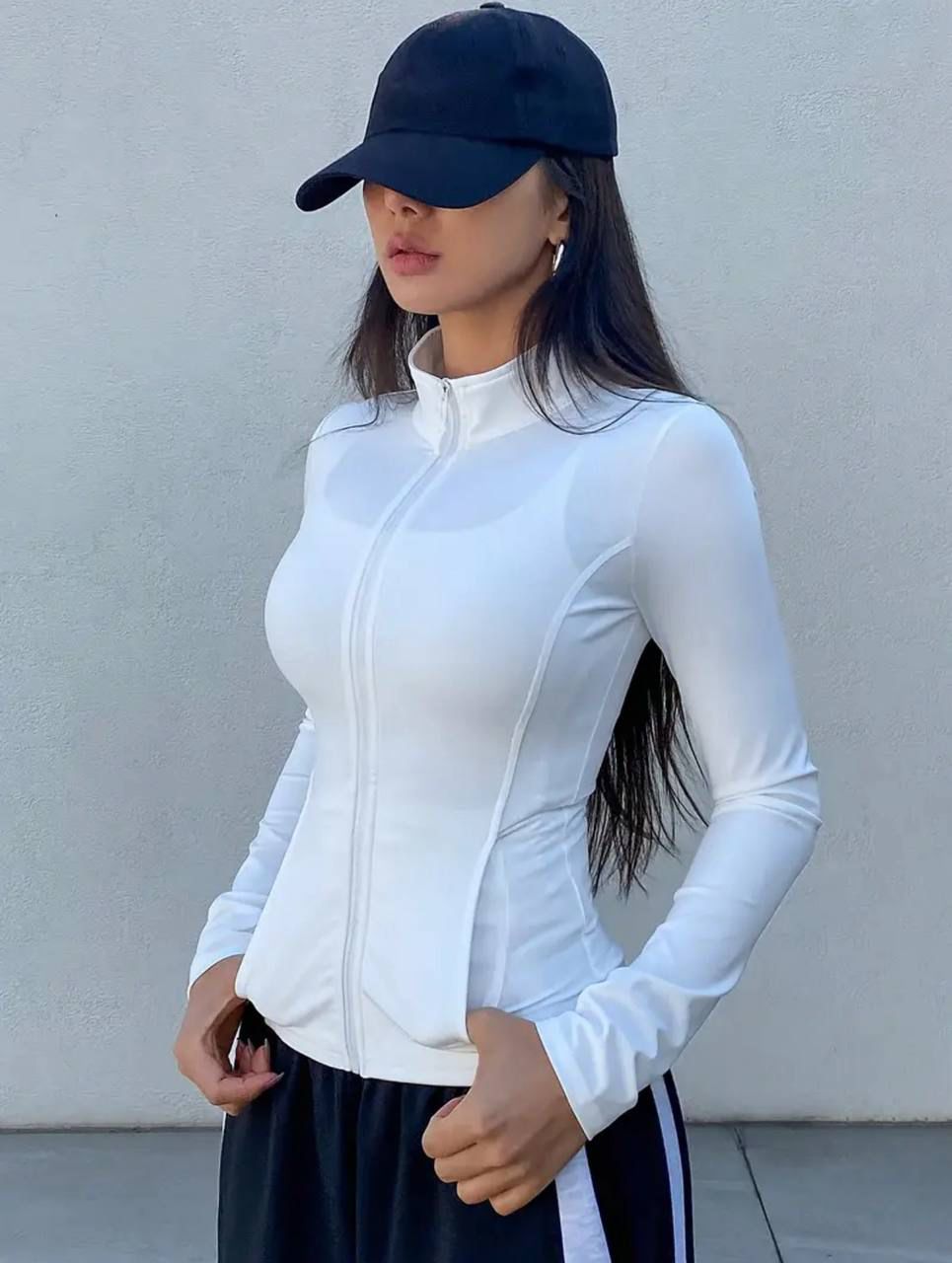 Berry Basic Slim Fit Fermuarlı Bluz