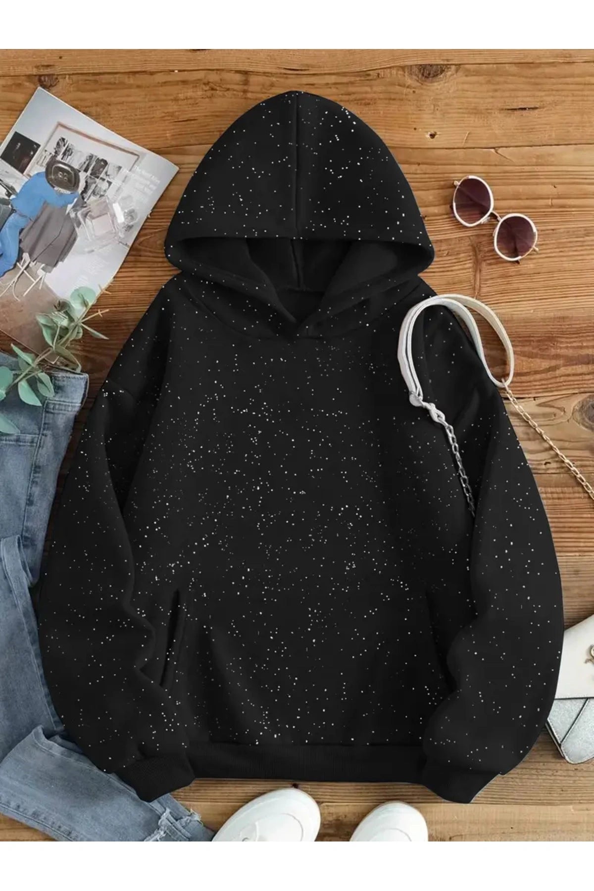 Taş Design Oversize Hoodie Sweatshirt