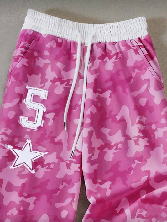 Kamuflaj Baggy Five Star Eşofman Altı