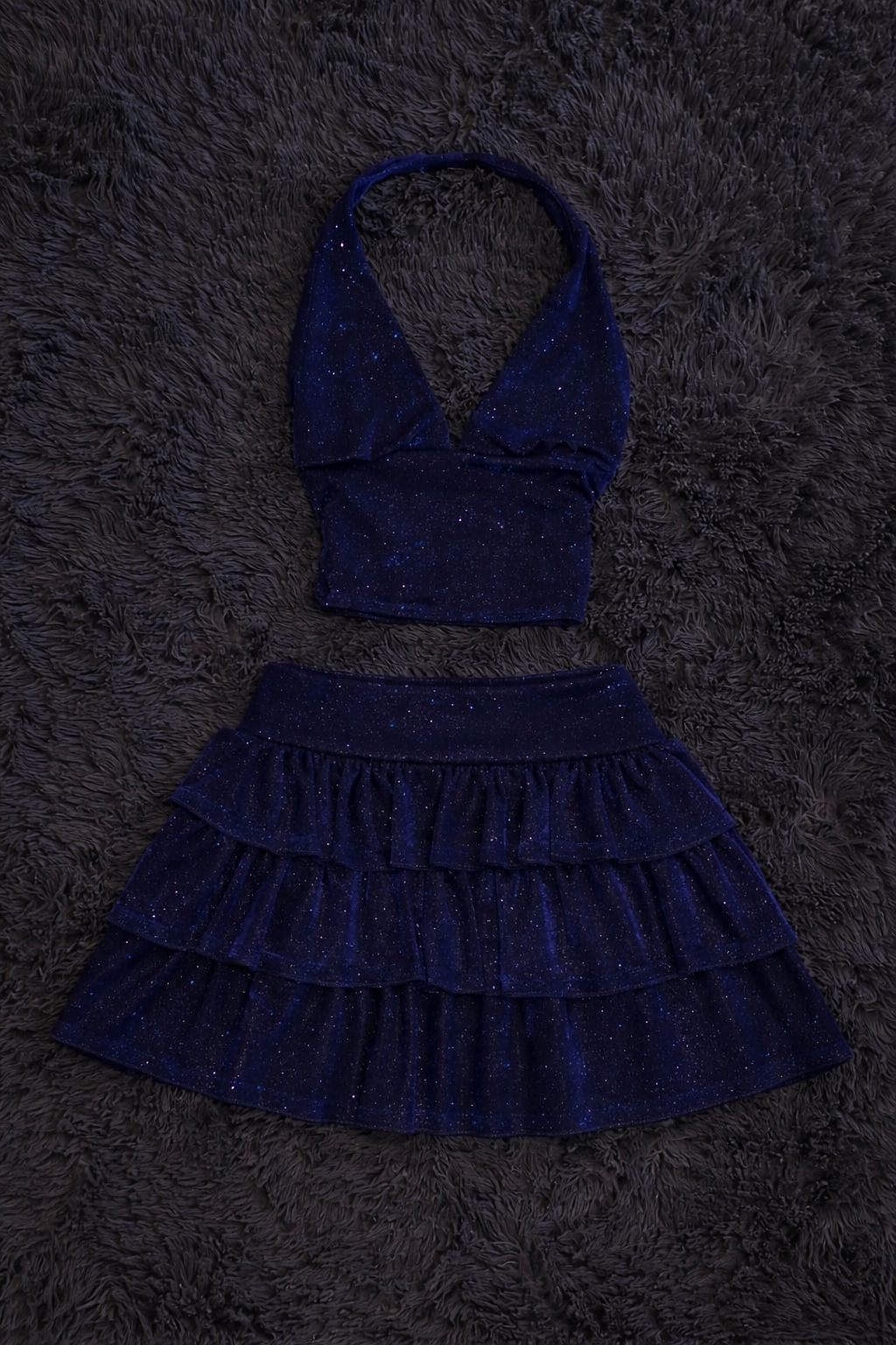 Ashley Sim Detaylı Şort Etek Bluz Takım