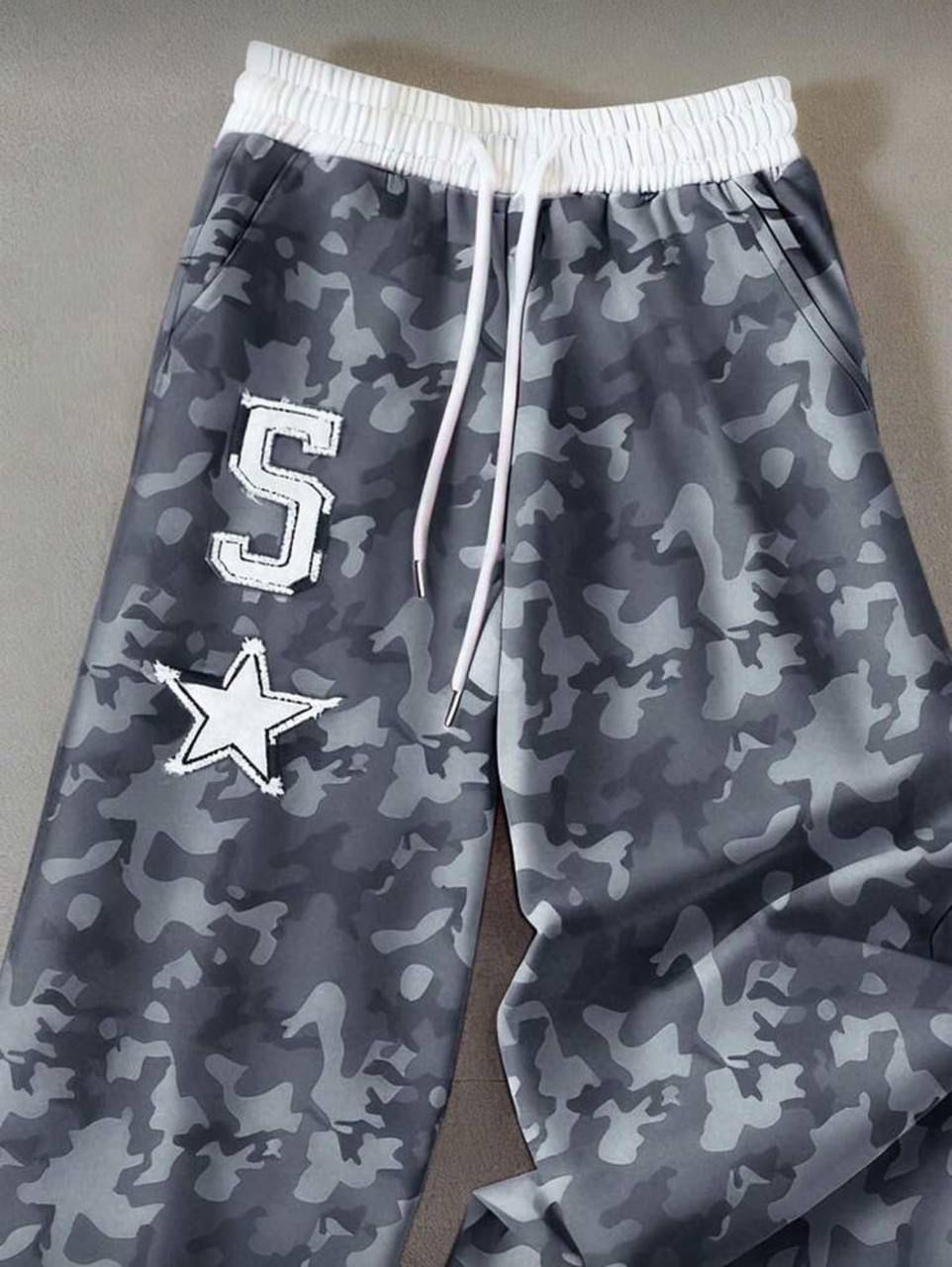 Kamuflaj Baggy Five Star Eşofman Altı