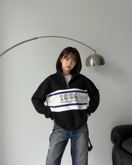 Streetwear Yarım Fermuarlı 1994 Design Sweet