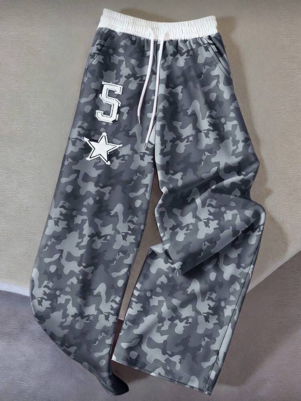 Kamuflaj Baggy Five Star Eşofman Altı