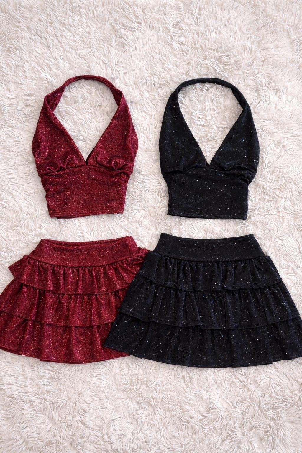 Ashley Sim Detaylı Şort Etek Bluz Takım